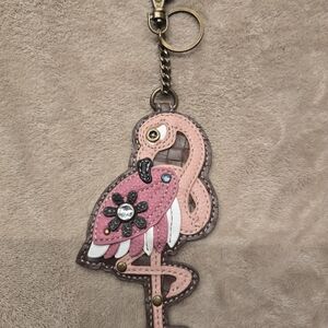 Chala Tropical Flamingo Key Fob and Coin Purse